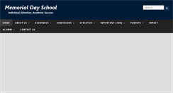 Desktop Screenshot of memorialdayschool.com
